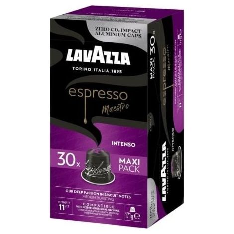 Cápsula Lavazza Espresso Maestro Intenso para cafeteras Nespresso/ Caja de 30