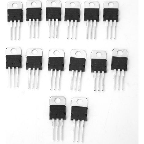 70 Stück 14 Werte Dreipol-Spannungsregler-Transistor-Set (positiv & negativ) (1/5)