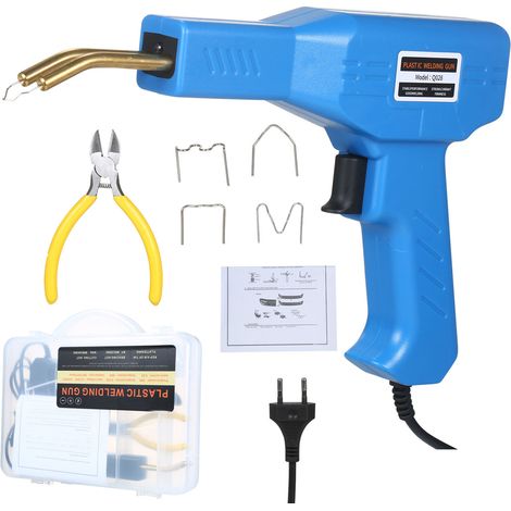 SALDATRICE PLASTICA KIT RIPARAZIONE SALDATURA PARAURTI+ ACCESSORI 50W (1/5)