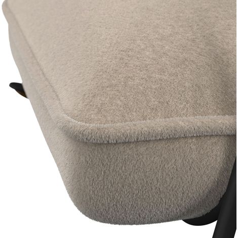 Mömax Schaukelsessel Ines Boucl&eacute Beige (1/5)