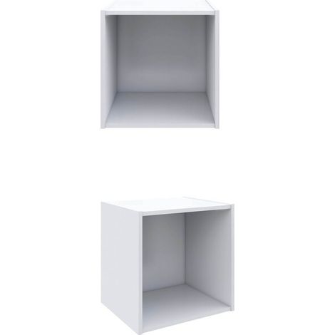 CUBO 35X29X35 CM BIANCO