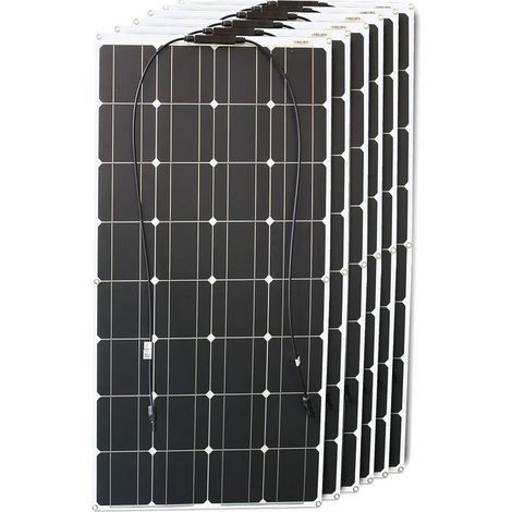Panneau Solaire, Flexible, Imperméable (1/2)