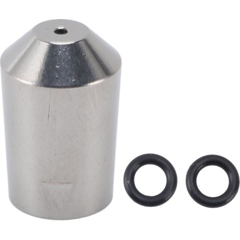 Accesorio de acero inoxidable para cafetera Rancilio, boquilla espumadora de leche de un solo orificio. (1/4)