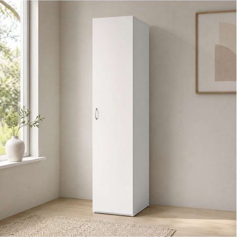 CTF Mobile Colonna Tuttopiani Bianco 1 anta 5 ripiani  35x66x203 h cm (1/2)