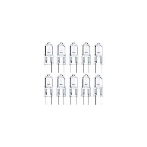 Ampoules G4 Halogènes Ampoule 12v 10W, Blanc chaud, Lot de 10, (1/4)