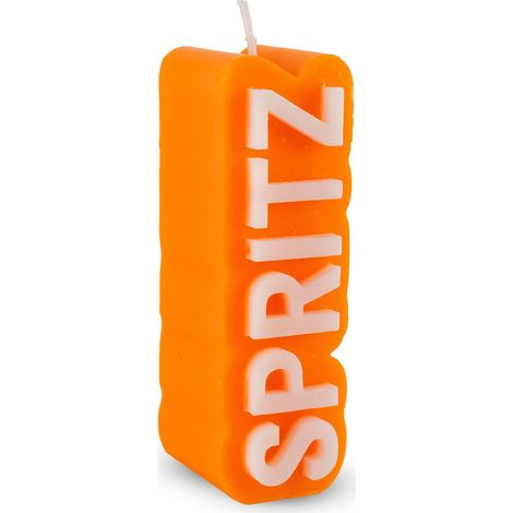 WD LifeStyle Candela Profumata Decoro Spritz 3,9 x 4,8 x 11,5 Cm Paraffina Melograno e Limone
