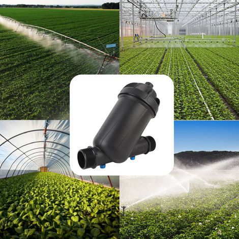 Filtre en Y pour canalisation de 1-1/2 po, filtre à disque de 120 mailles, filtre pour système d'irrigation, filtre en Y pour irrigation goutte à goutte/aspersion (1/5)