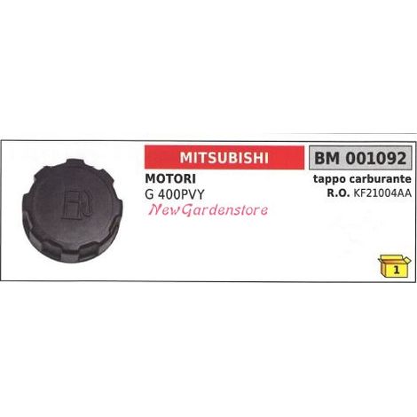 Tapón depósito combustible MITSUBISHI motor cortacésped G400PVY 001092