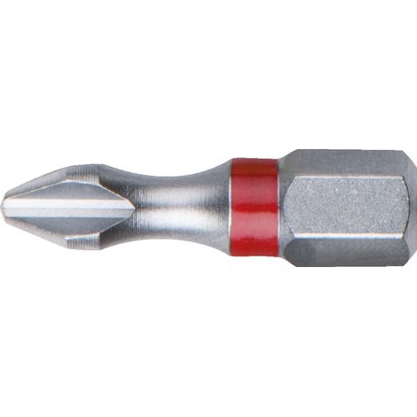 KS Tools - Boite de 5 embouts à code couleur TORSIONpower®, L. 25 mm -1/4''- PHILLIPS®, PH3 - 918.3116 (1/2)