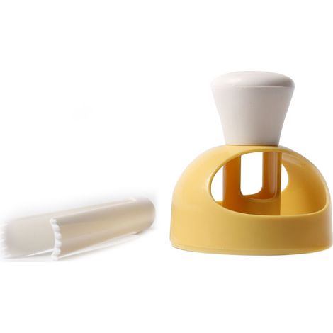 Moule à donuts en plastique réutilisable et pratique pour la fabrication de donuts maison, idéal pour les cuisines et les restaurants. (1/5)