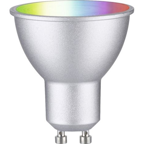 29149 Paulmann Home Ampoule à LED GU10 CEE: F (A - G) 4.8 W RVBB chrome (mat)