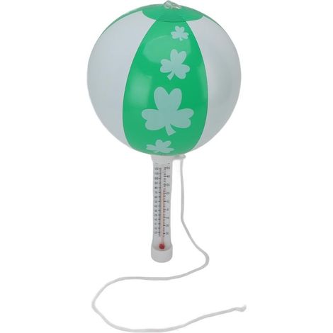 ZJchao Thermomètre de Piscine, Thermomètre de Piscine Flottant, à Eau Facile à Lire, de Flottant avec Ficelle pour Piscines Intérieures Extérieures, Spas, Bains à Remous, Aquariums, Ballon (1/4)