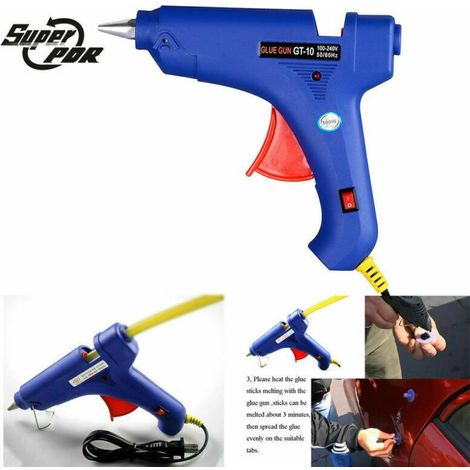 Pistola per colla a caldo professionale da 100w ideale con kit PDR