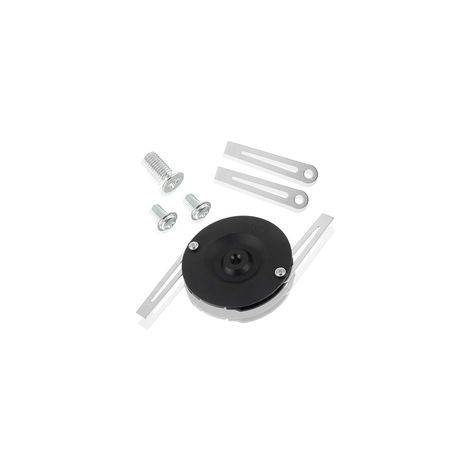 Lame de coupe-bordures en acier inoxydable – 4 lames métalliques avec protection de soubassement Disque de coupe + 3 vis Lame de rechange pour coupe-bordures Einhell (noire) (1/5)