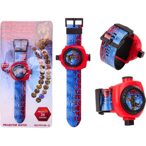 Reloj digital con proyector de dinosaurios