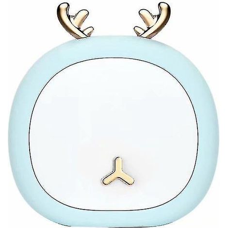 Wiederaufladbare, berührungsempfindliche Nachttischlampe (blau) zum Schlafen und zum Schutz der Augen im Schlafzimmer