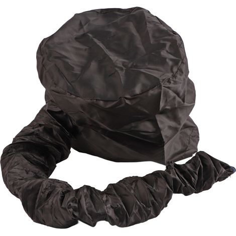 Sèche-cheveux Bonnet avec Lanière Réglable pour Traitement Capillaire Profond - Noir