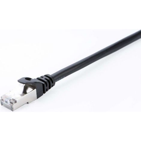 Câble réseau V7CAT6STP-05M-BLK-1E - 5 m Catégorie 6 - Pour Modem, Routeur, Concentrateur, Panneau, Plaque murale, PC