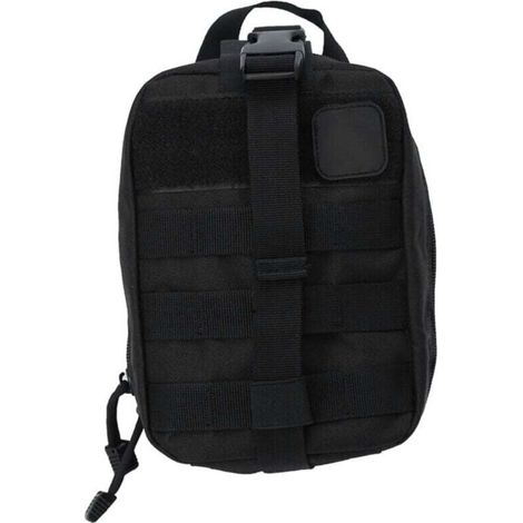 SABIR Sac de premiers secours tactiques d'extérieur Pochette d'urgence pour escalade Noir (1/4)