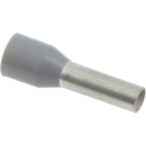 Embout à sertir Weidmuller, 4mm², Gris, longueur 10mm ( Prix pour Sachet de 500 )