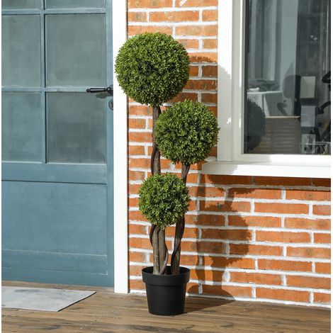 Planta artificial boj 115 cm en maceta, verde HAVRYA (1/5)