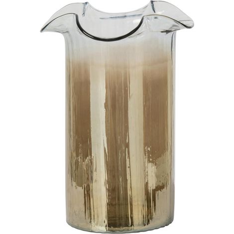 Vase Fumé en Verre "Doriane" 35cm Marron (1/4)