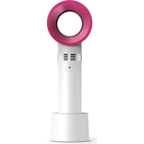 ventilador sin aspas, 3 velocidades, batería de 2000 mAh, USB, portátil, para oficina, viajes, camping, dormitorio. (1/5)