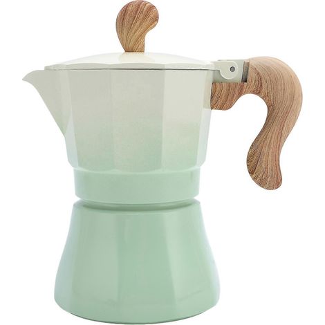 150-ml-Kaffeemaschine aus italienischem Aluminium, Einventil-Kaffeemaschine für Hobby- und Einsteiger (1/5)