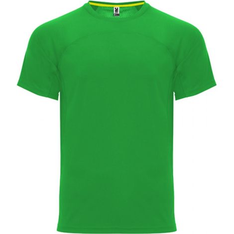 Camiseta deportiva unisex transpirable con espalda rejilla 3D MONACO ROLY XL Verde helecho