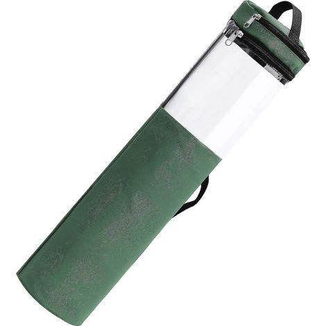 Aufbewahrungsboxen für Geschenkpapier und Geschenkpapier – Fassungsvermögen: bis zu 20 Rollen à 100 cm (40 Zoll) – Transparentes Sichtfenster – Grün