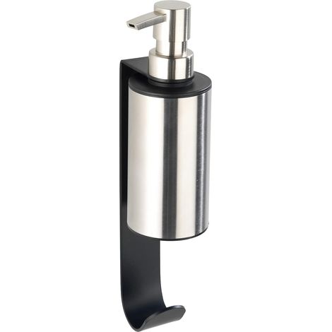 WENKO Turbo-Loc® - Dispenser di sapone in acciaio INOX e supporto Telde (1/4)