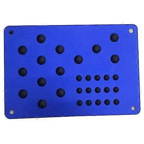 tapis de sol universel pour voiture, protection anti-talon, antidérapant, patch pour moquette, plaque d'usure en alliage automobile, patin antidérapant - Pédales - Bleu (1/5)