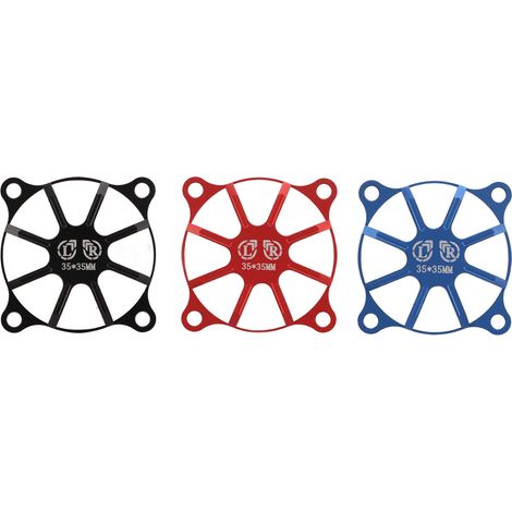 3-teiliger RC-Lüfterschutz, 35 mm CNC-gefräste, leichte und robuste ESC-Lüfterabdeckung aus Aluminium (1/5)