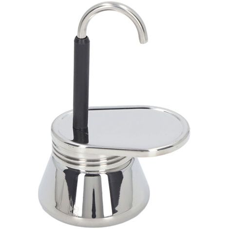 Cafetière italienne légère en acier inoxydable à bec unique pour le camping en plein air