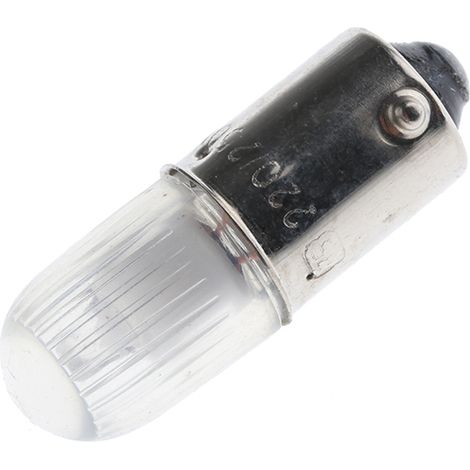Ampoule néon pour voyant, lumière de couleur verte, taille T10, culot BA9s, 220 / 250 V, 1,8 mA