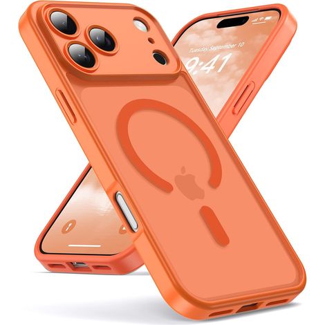 Coque pour iPhone 18 Pro Max / 17 Pro Max Magsafe, Orange (1/5)