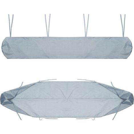 Housse De Protection Extérieure Rétractable Pour Volet Roulant, Auvent De Terrasse, Abri, Housse De Protection Imperméable Pour L'hiver (3 M, Gris) (1/5)