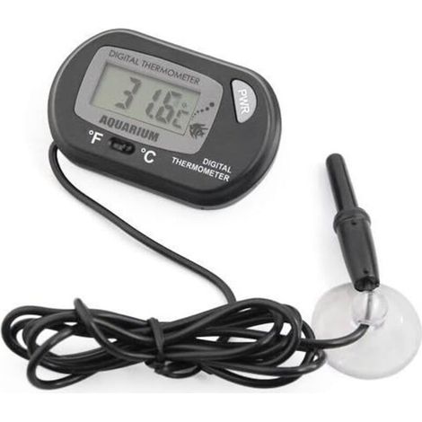 Thermomètre digital LCD pour aquarium et vivarium (1/5)