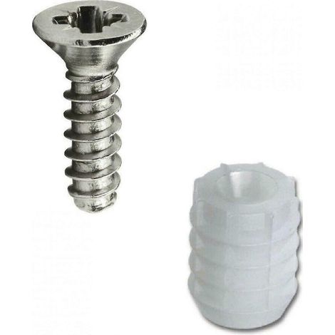Vis à cheville de charnière de 8 mm (paquet de 10) (1/4)