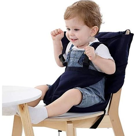 Chaise de voyage pour enfants - Marque - Modèle - Pliable - Lavable - Housse de salle à manger haute (1/4)