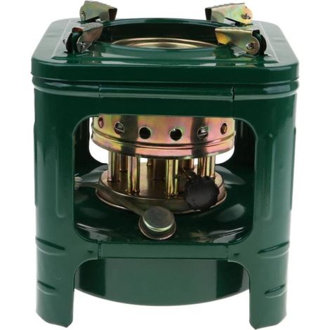 ALLIANDISRéchaud de camping Mini réchaud à kérosène pratique Camping pique-nique réchaud outils de cuisson brûleur extérieur (1/4)