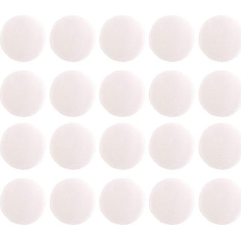 Lot de 20 tampons de polissage de 125 mm pour voiture, polisseuse en fibre de 125 mm (5 pouces), pour l'entretien de la peinture de la carrosserie - JXLGV (1/5)