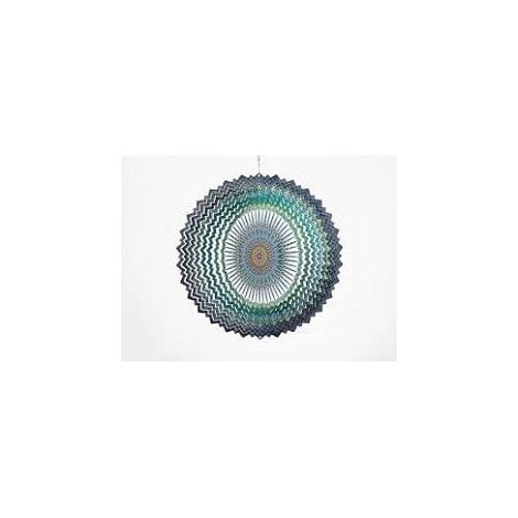 Suspension Éolienne Mandala en Acier Inoxydable Déco Jardin et Intérieur Ø 30 cm - PANGIVO