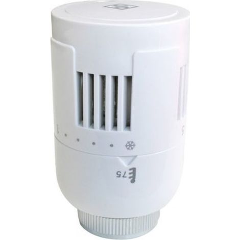 Weißer Flüssigkeitsthermostatkopf T303, aus ABS, D.50mm x 85mm SOMATHERM FOR YOU