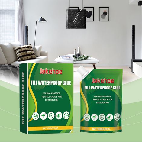 Rissverschlussmittel und wasserdichte Dichtungsmasse, geeignet für die Instandhaltung im Haushalt, härtet aus und ist dauerhaft – 100 g -- BIEMMEDUE (1/5)