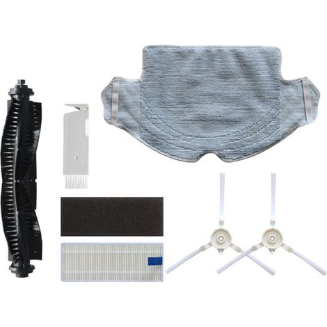 Accessory set for the S6 robot vacuum cleaner: main brush, roller, side brush, filter element for cloth and mop.--DTEKGAZ