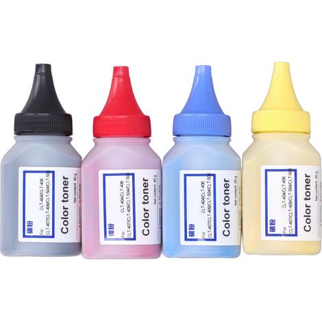 Recharge de toner universelle en poudre, plusieurs couleurs, pour imprimante 404S (1/5)