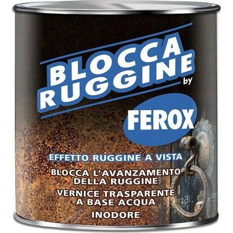 Blocca ruggine Ferox Arexons Vernice Trasparente Effetto Ruggine a Vista – da 750 ML