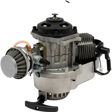 Moteur à deux temps, cylindrée de 49 cm³, puissance de 3 ch, 12500 tr/min, réservoir de carburant de 0,32 gallon, construction durable (1/5)