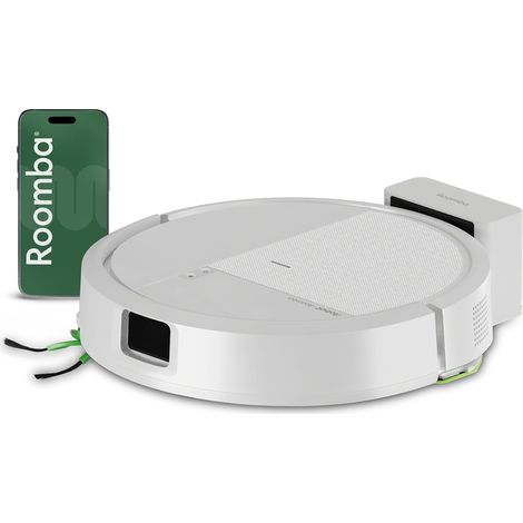 Robot Aspirateur Laveur 2en1 - Puissance d'Aspiration de 15KPa - Brosse latérale étendue - Lingette de Lavage déportée - Navigation LiDAR - Blanc (1/5)